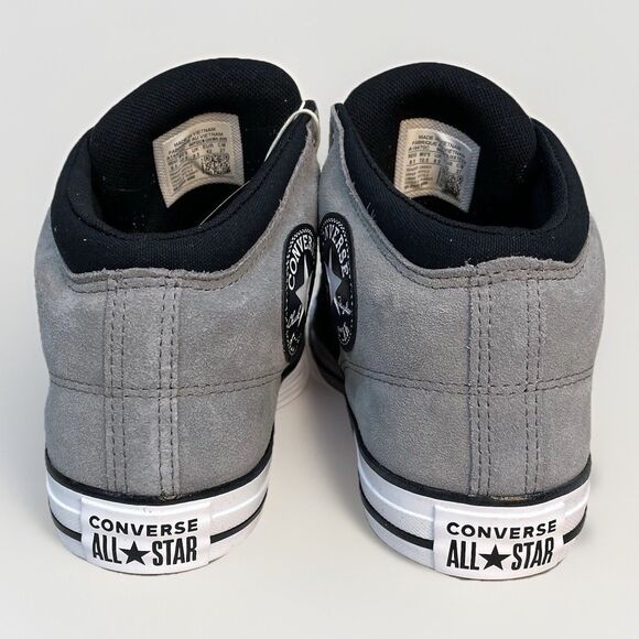 Converse Chuck Taylor CTAS High Street Mid Men 13 Shoes Grey Black Sneaker New - Picture 6 of 10